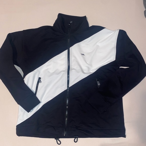 Mens Fleece Track Jacket Polo By Ralph Lauren LRL